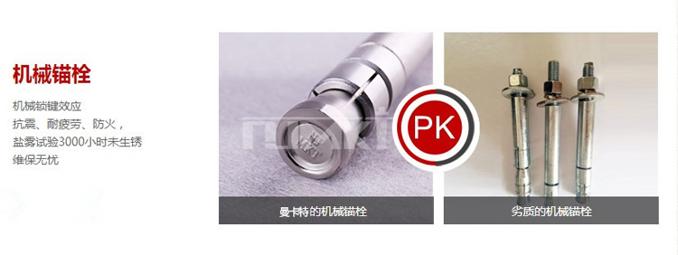 曼卡特后擴(kuò)底機(jī)械錨栓產(chǎn)品
