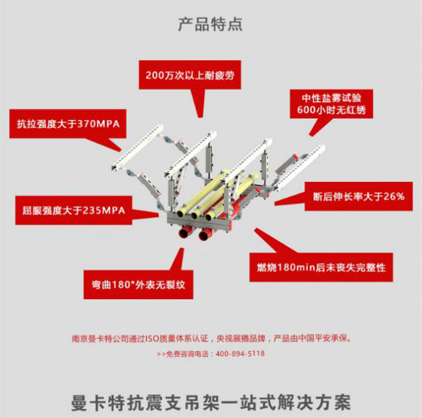 抗震支架，就選曼卡特，央視展播品牌，中國平安承保