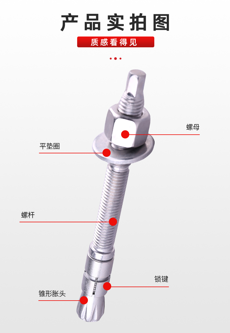 膠粘模擴(kuò)底錨栓