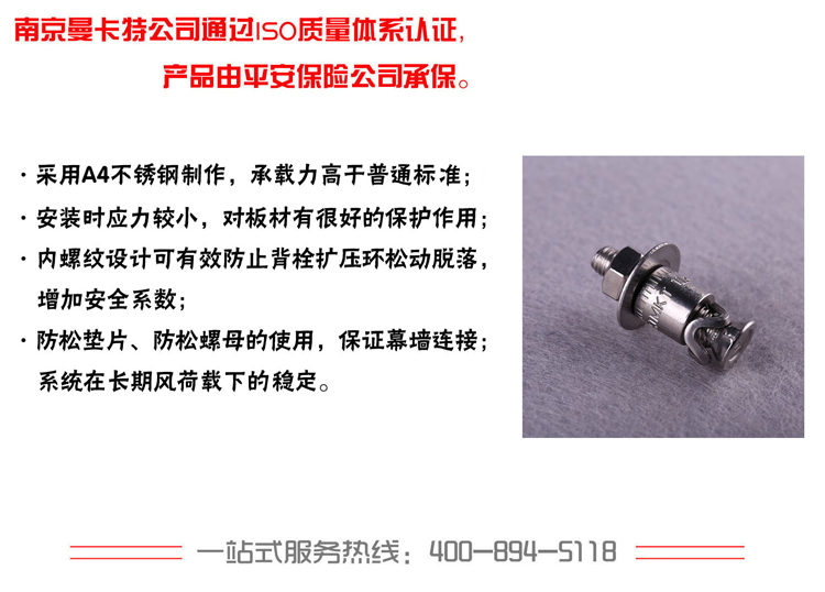 曼卡特敲擊式背栓
